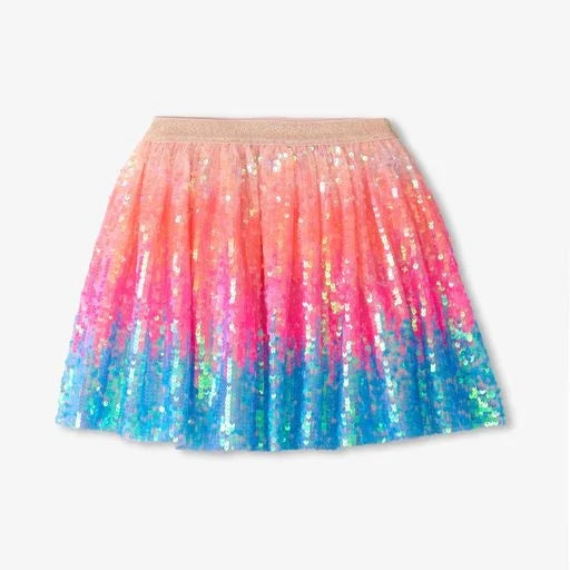 Last One - 3T: Skirt - Happy Sparkly Sequin Tulle