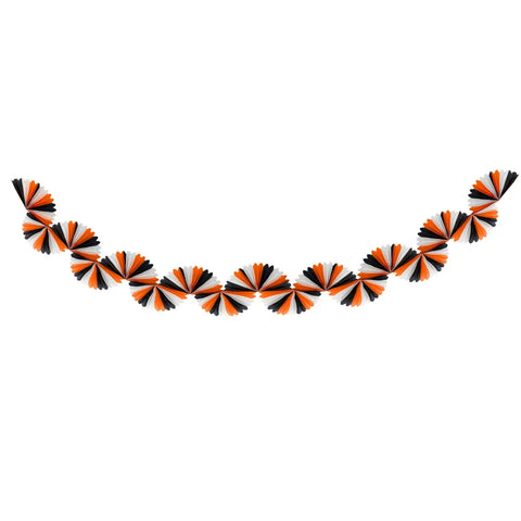 Garland - Black & Orange Stripe Honeycomb