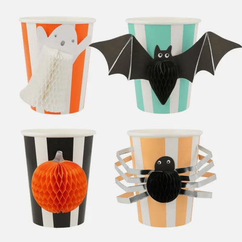 Cups - Halloween Honeycomb (8pc)