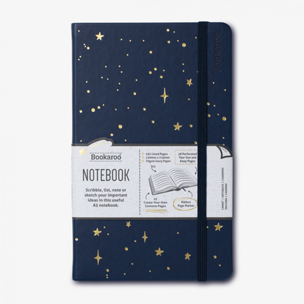 Notebook - Moon & Stars