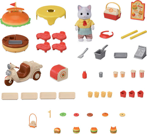 Calico Critters - Hamburger Stand