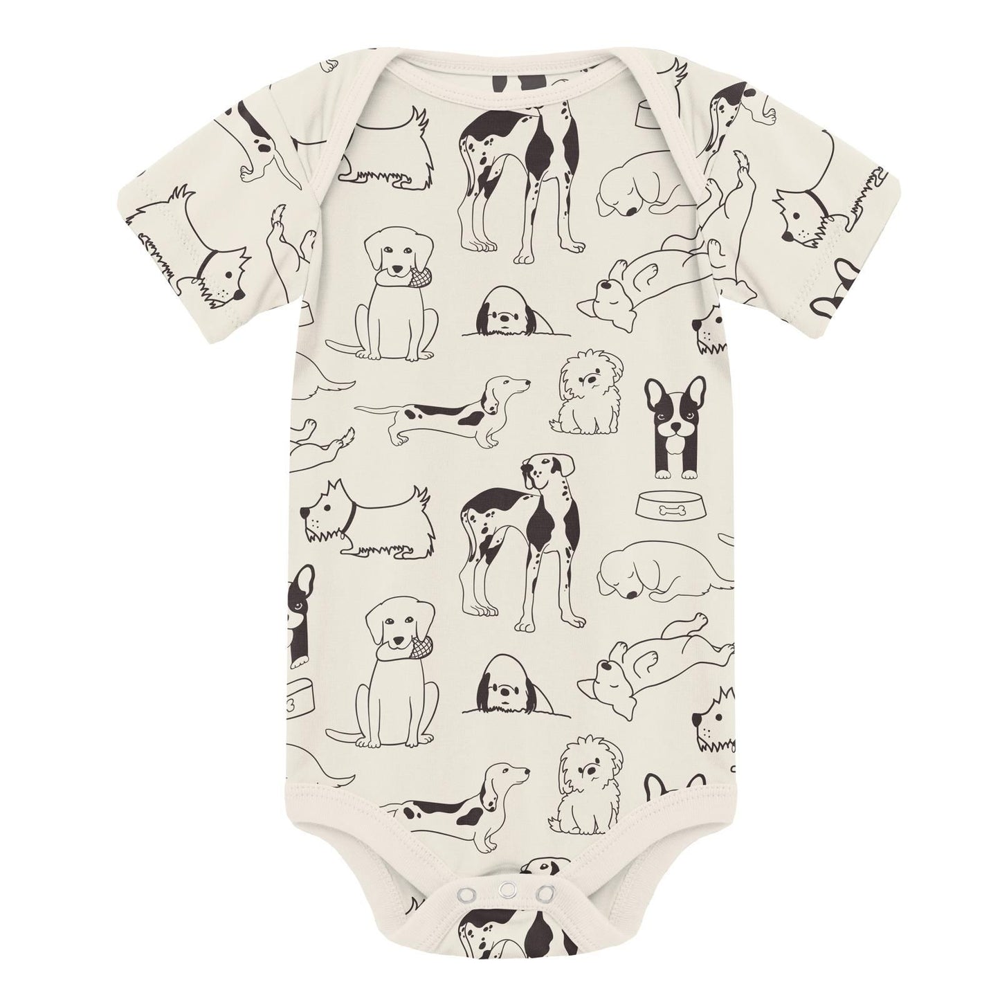 Onesie (Short Sleeve) - Natural Dogs