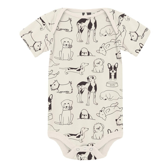 Onesie (Short Sleeve) - Natural Dogs