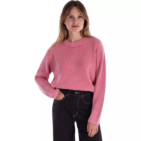 Sweater - Sundrenched Crew Neck Dusty Rose