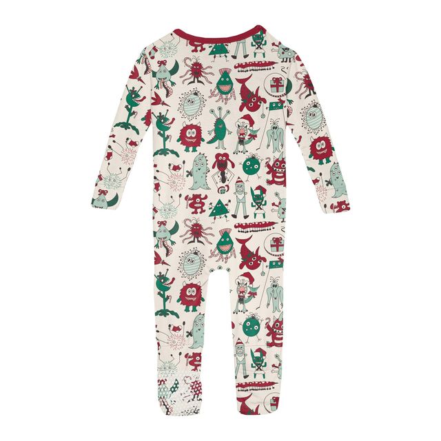 Coverall/Convertible Sleeper (Zipper) - Merry Monsters