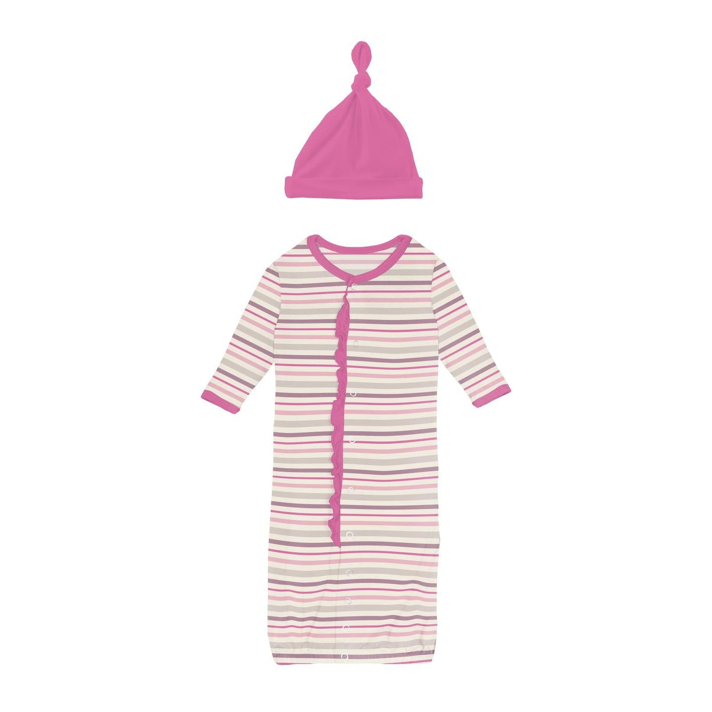 Converter Gown with Ruffles & Hat - Whimsical Stripe