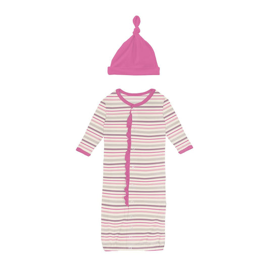 Converter Gown with Ruffles & Hat - Whimsical Stripe