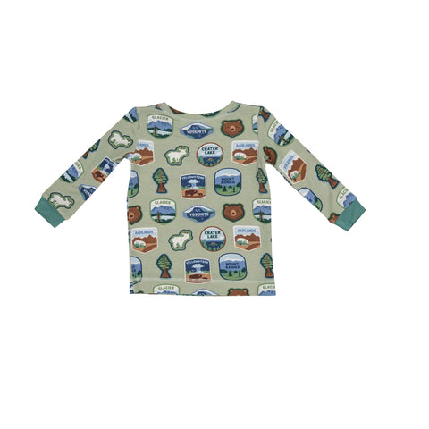 2 Piece Pajamas - National Parks Patches