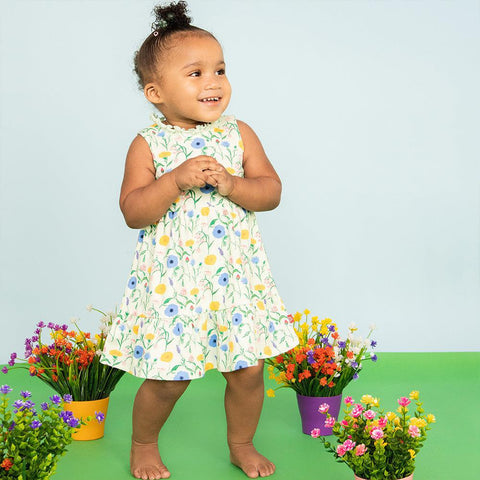 Dress (Sleeveless) - Le Jardin Ruffles