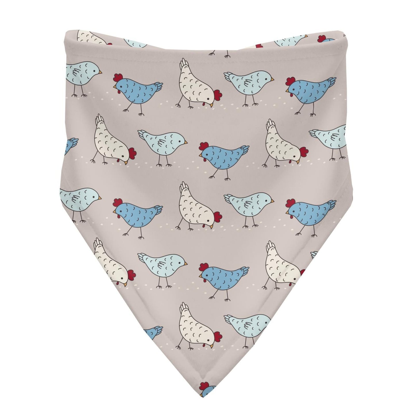 Bandana Bib - Latte Chickens