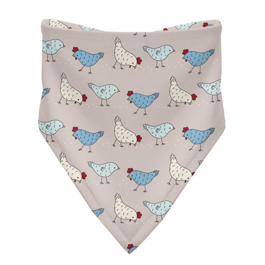 Bandana Bib - Latte Chickens