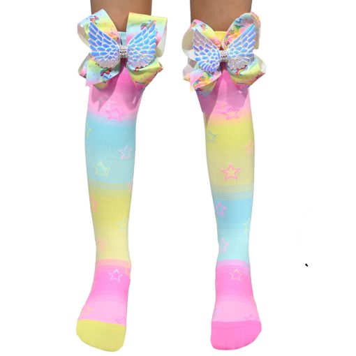 Wonderland Socks - Unicorn Bow