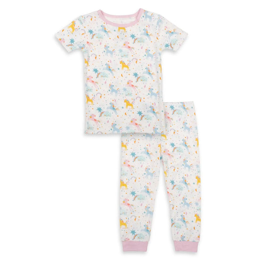 2 Piece Pajama (Short Sleeve) - Magic Glitter Sparkle