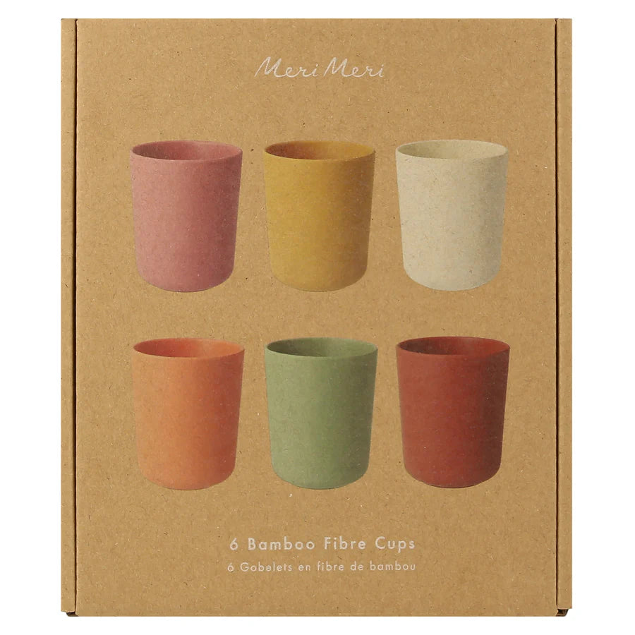 Cups - Earthy Bamboo (6pc)