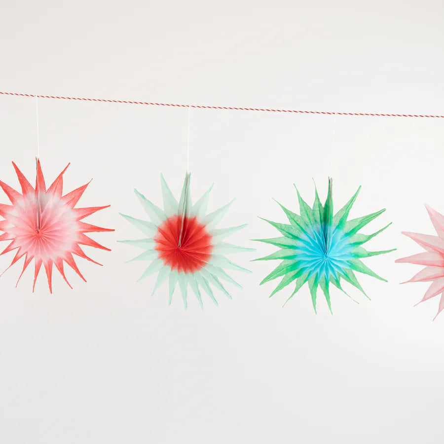 Garland - Tissue Paper Starburst