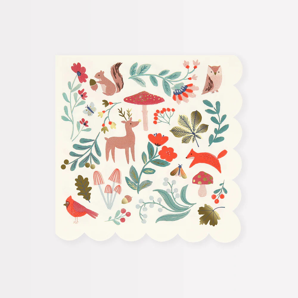 Paper Napkins - Winter Woodland Large (16pk)