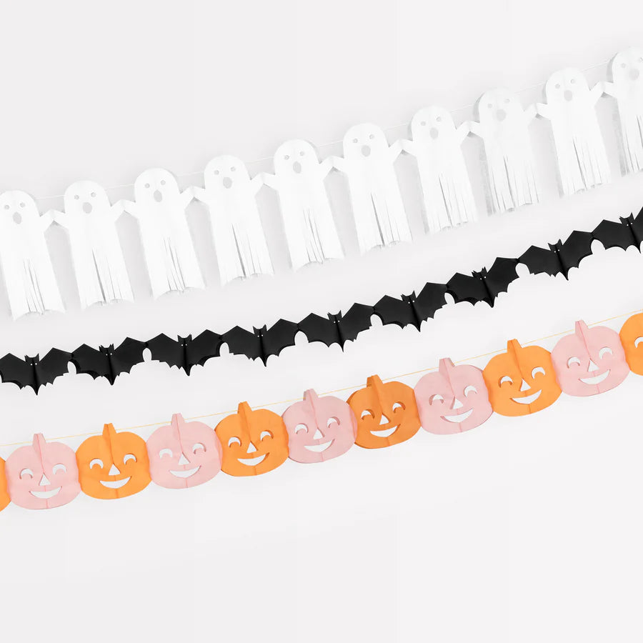 Garland - Tissue Paper Halloween (3pk)