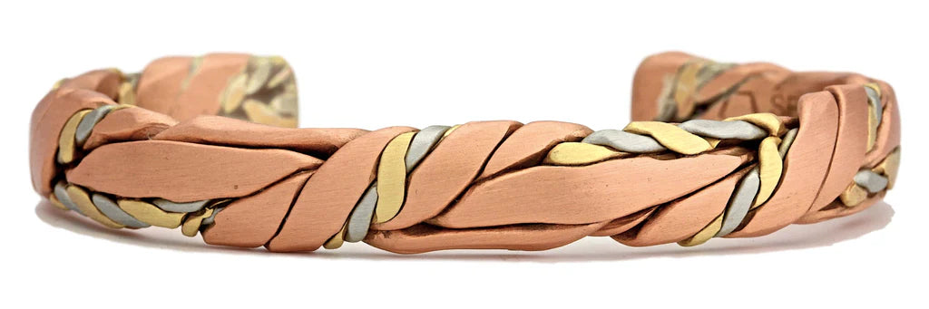 Copper Bracelet - Copper Sage Brushed (378)