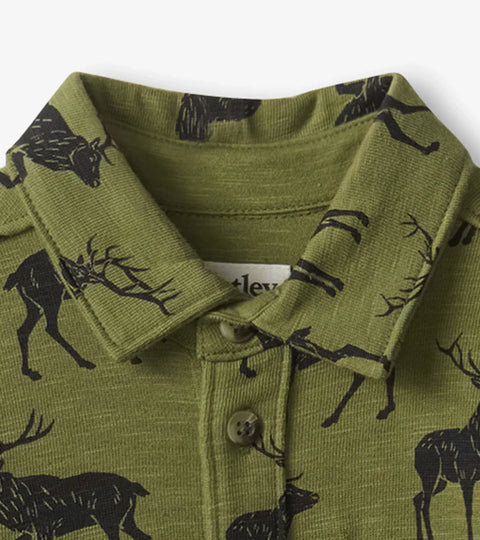 Button Down Shirt - Majestic Elk