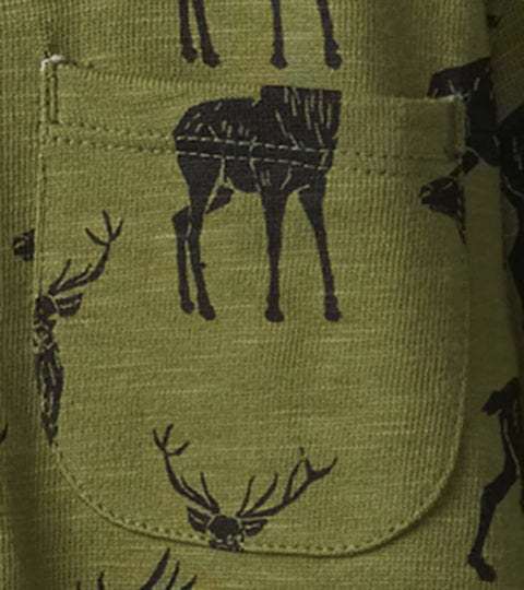 Button Down Shirt - Majestic Elk