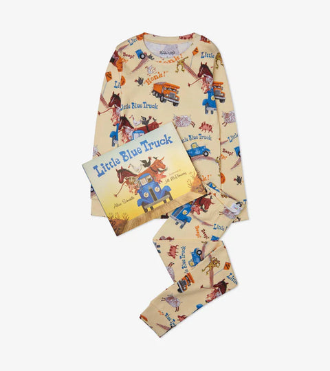 2 Piece Pajama + Book Set - Little Blue Truck