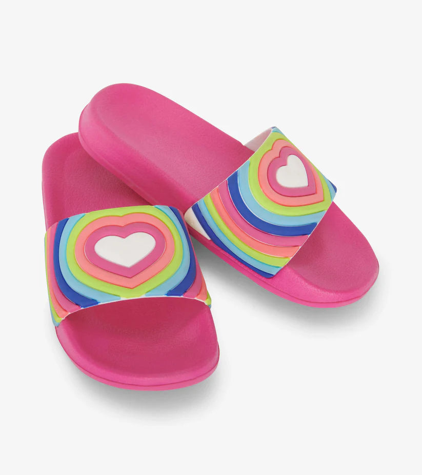 Sandals (Kids) - Rainbow Hearts