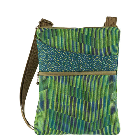 Pocket Bag - Chevron Green