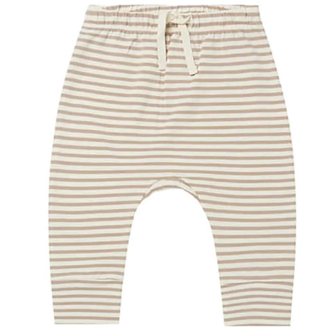 Drawstring Pant - Warm Grey Stripe