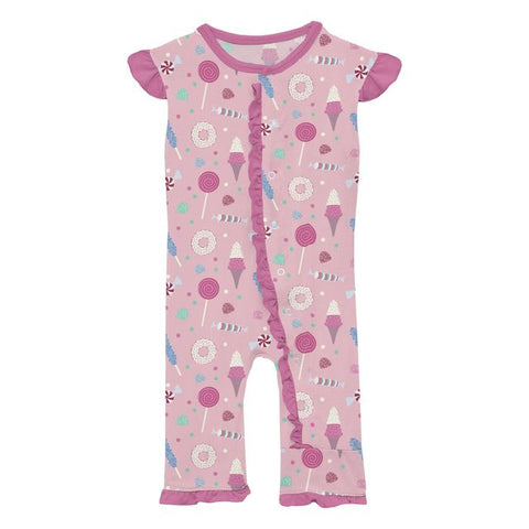 Ruffle Tank Romper - Cake Pop Candy Dreams