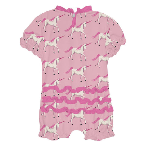 Ruffle Romper - Cake Pop Prancing Unicorn