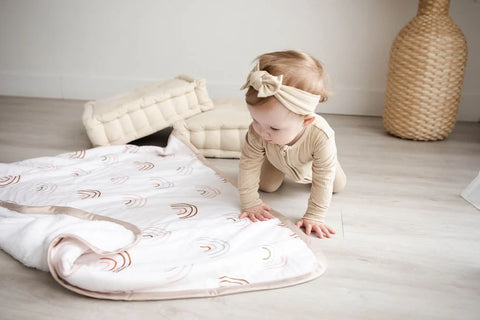 Bestie Blanket - Natural Rainbow