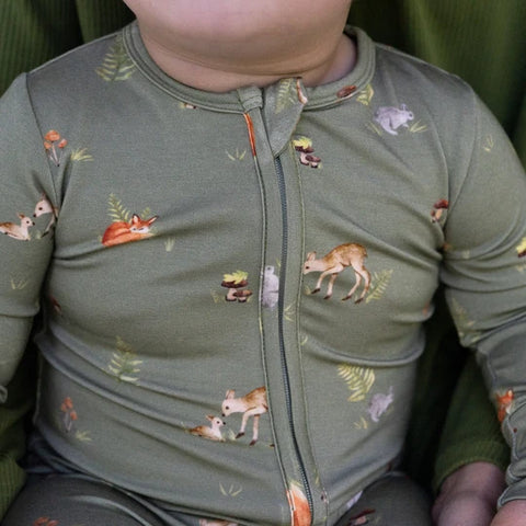 Convertible Sleeper (Zipper) - Forest Friends