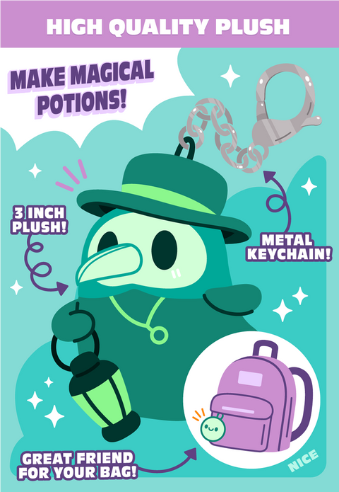 Squishable Blind Box Keychain - Doctor Plague: Alchemy Lab(Series 1)
