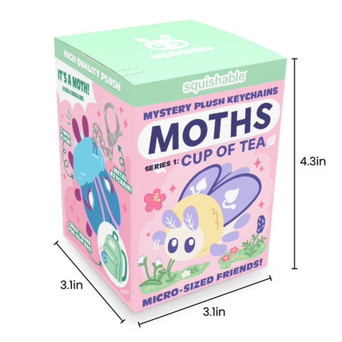 Squishable Blind Box Keychain - Moths: Cup of Tea (Series 1)
