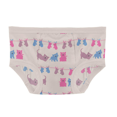 Last One - Size 2T/3T: Training Pants - Latte Three Little Kittens