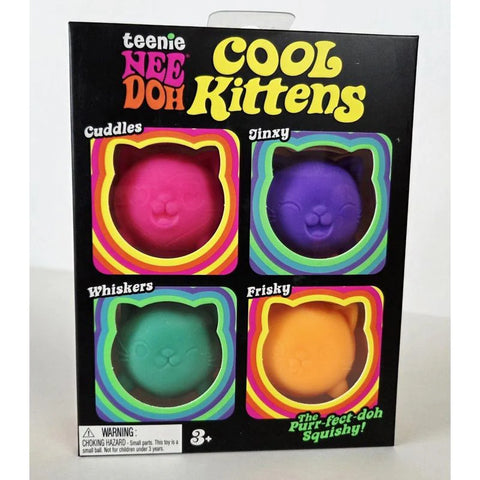NeeDoh - Teenie Cool Kittens Multi Pack (Limit 1 per Customer/Household)