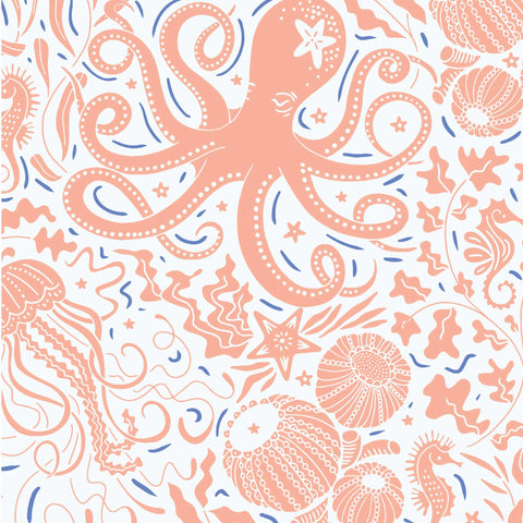 2 Piece Pajama (Ruffles) - Seas the Day Magnetic (Pink)