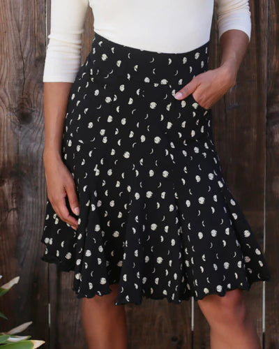 Seven Year Skirt - Mond Print
