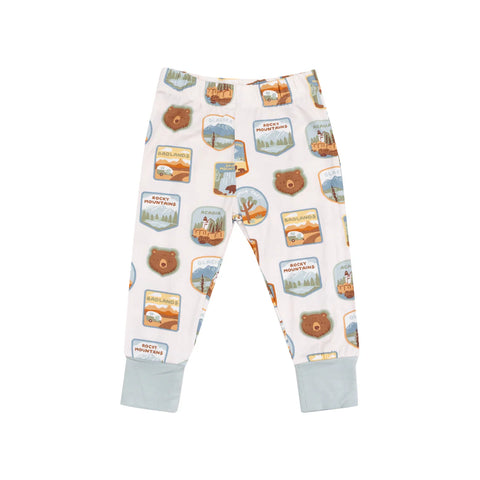 2 Piece Pajamas (Short Sleeves) - National Park Patches