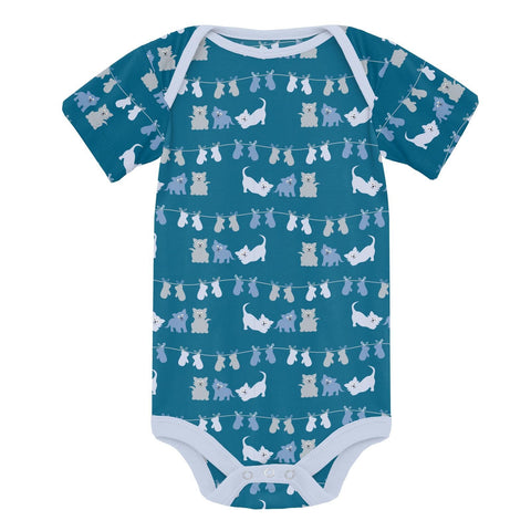 Onesie (Short Sleeve) - Seaport Three Little Kittens