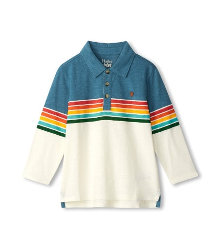 Polo Shirt - Retro Stripe