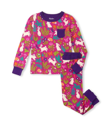 2 Piece Pajamas (Long Sleeve) - Storybook Bunnies