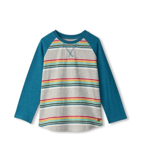 Raglan Tee - Retro Stripe