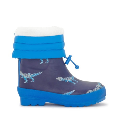 Rain Boots (Sherpa Lined) - T-Rex Attack