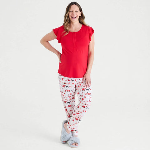 Women's Jogger Set (Short Sleeve) - I Chews You
