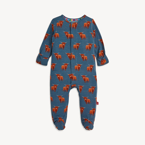 Last One - Size Newborn: Footie (Magnetic) - Word to Your Herd Modal