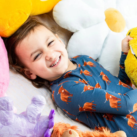 2 Piece Pajamas (Magnetic) - Word To Your Herd (Highland Cow)