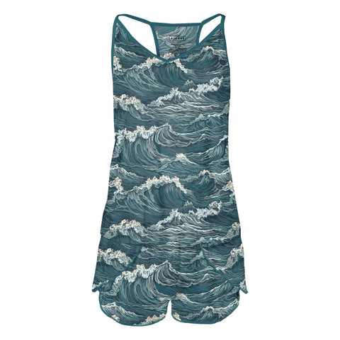 Women's Swing Tank & Tulip Shorts Set - Oceanic