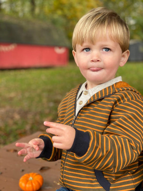 Parsons Hoodie (Zipper) - Gold/Mushroom