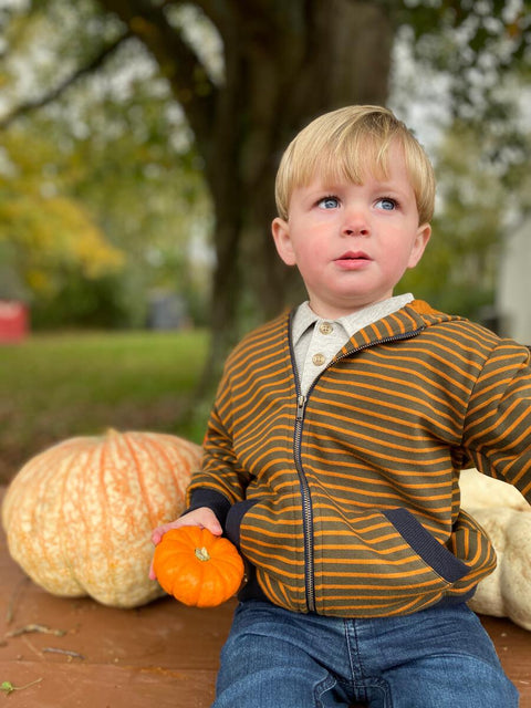 Parsons Hoodie (Zipper) - Gold/Mushroom